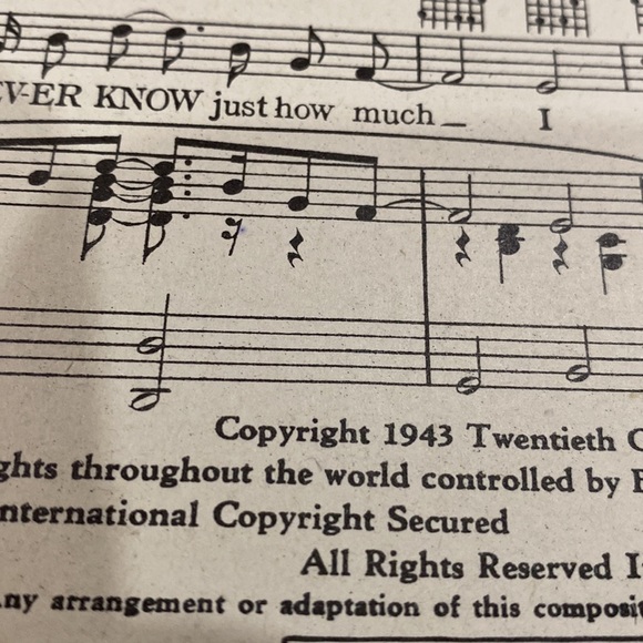 You’ll Never Know Mack Gordon and Harry Warren - Picture 3 of 5